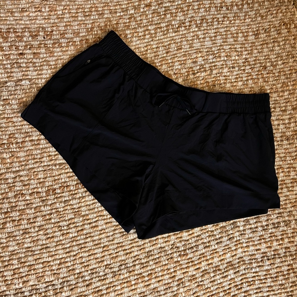 All in Motion Women's Black Athletic Shorts. Plus size casual summer shorts.